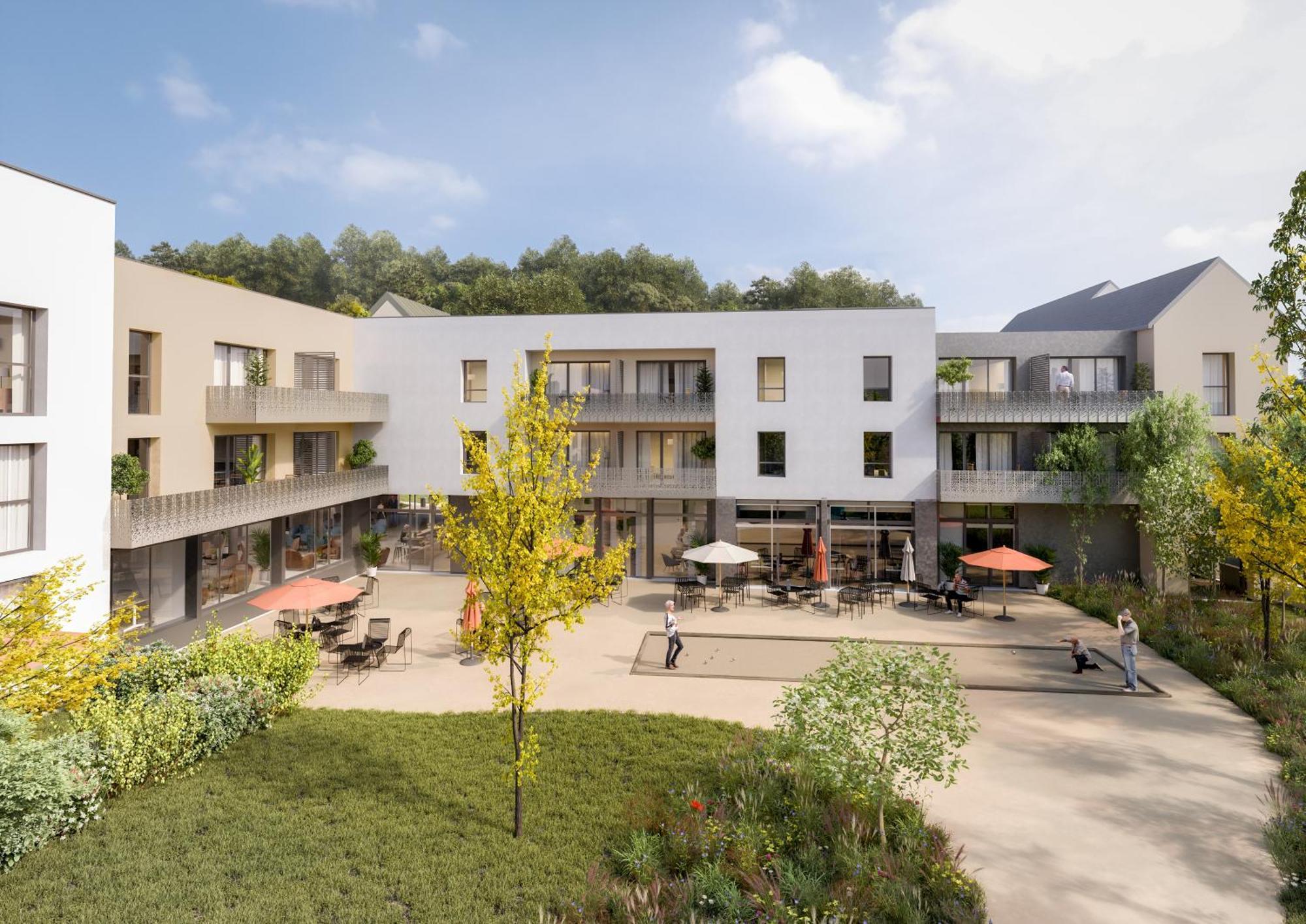 Residence Services Seniors - Domitys Les Jardins D'Ahna Dinan Exteriör bild